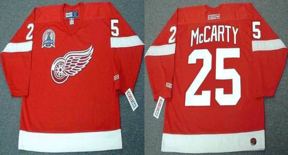 2019 Men Detroit Red Wings #25 Mccarty Red CCM NHL jerseys1